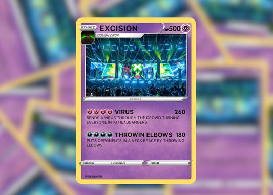 EXCISION Wookémon Festival Trading Card