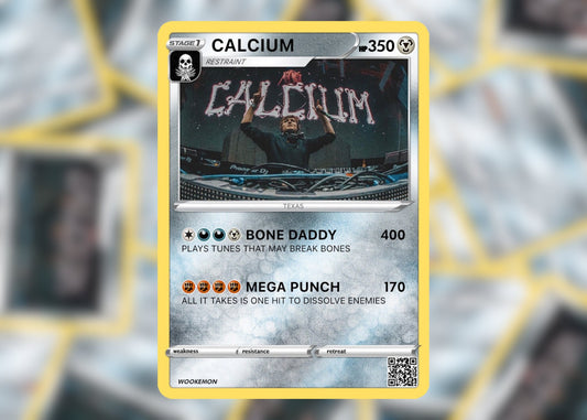 CALCIUM Wookémon Festival Trading Card