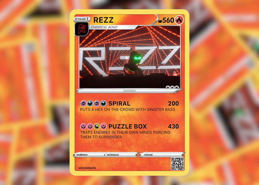 REZZ Wookémon Festival Trading Card