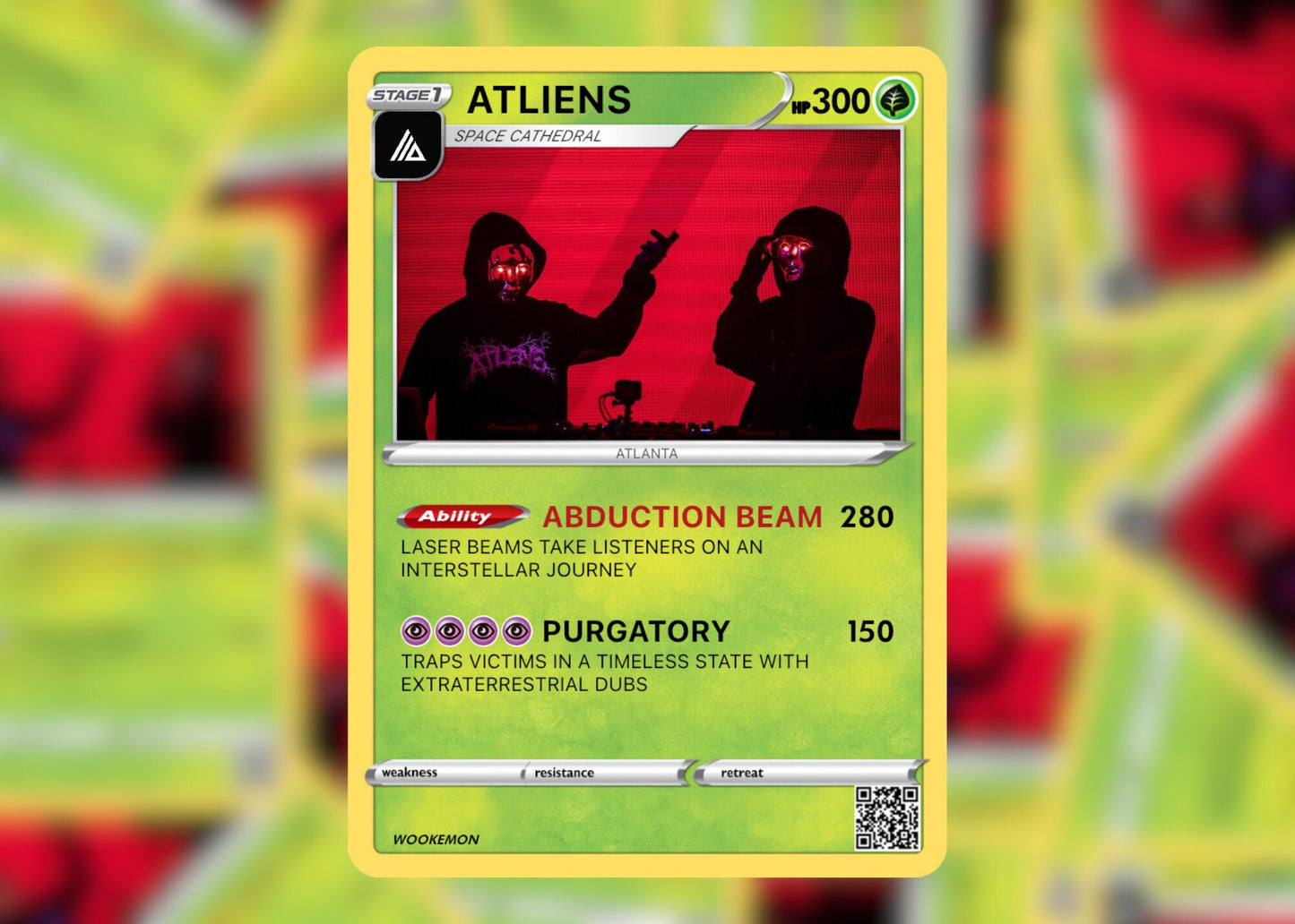 ATLIENS Wookémon Festival Trading Card