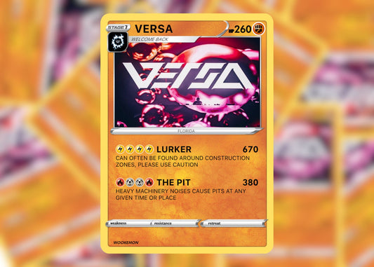 VERSA Wookémon Festival Trading Card