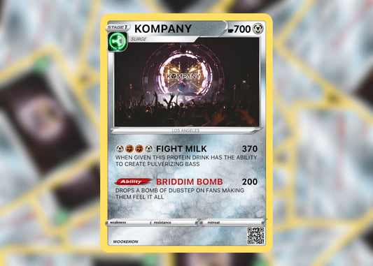 KOMPANY Wookémon Festival Trading Card